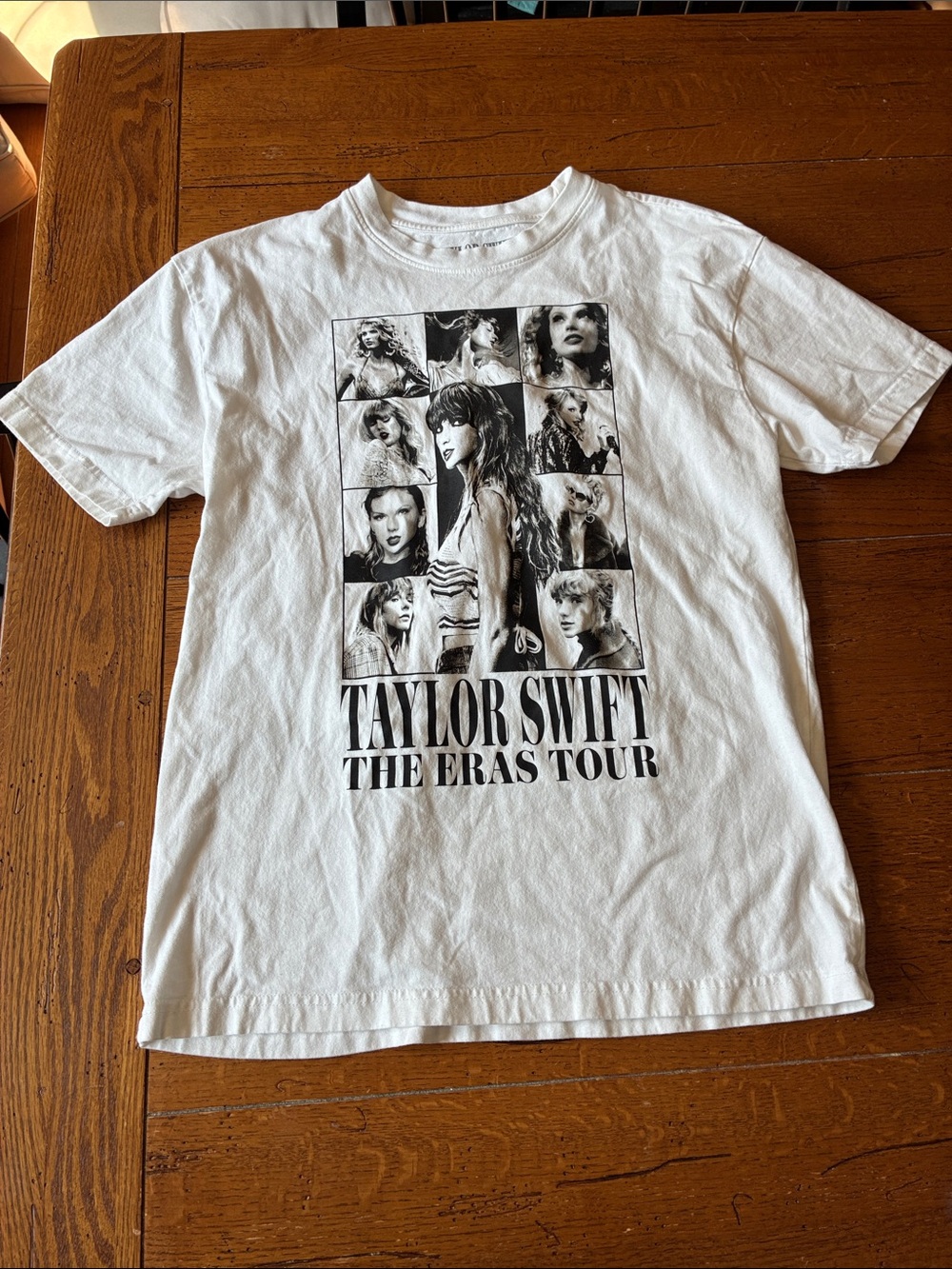 Taylor Swift White & Black Eras Tour Photo Grid Tee